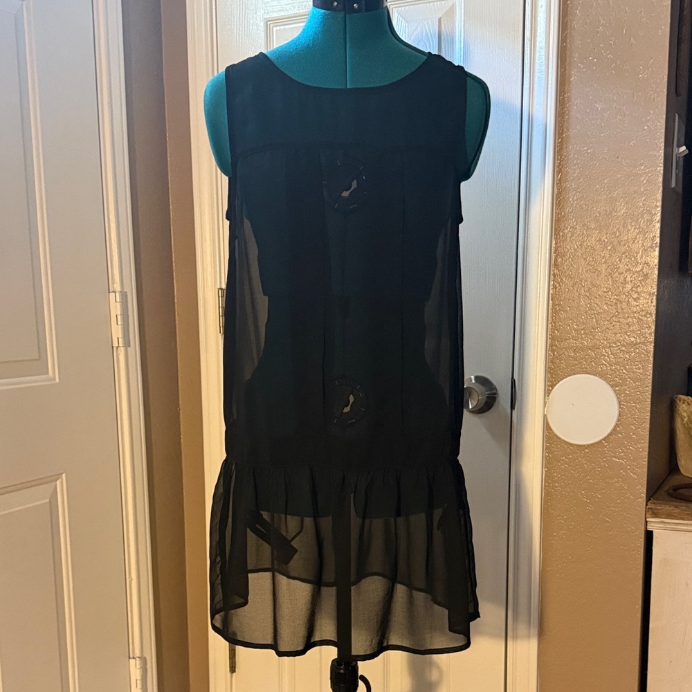 Sheer Black Dress